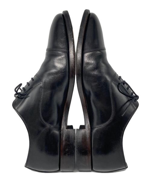 SCOTCH GRAIN（スコッチグレイン）SCOTCH GRAIN (スコッチグレイン) ストレートチップシューズ ブラック サイズ:24cmの古着・服飾アイテム