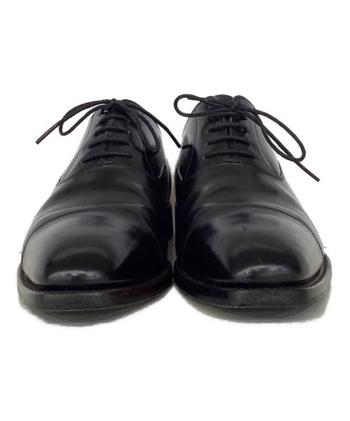 SCOTCH GRAIN（スコッチグレイン）SCOTCH GRAIN (スコッチグレイン) ストレートチップシューズ ブラック サイズ:24cmの古着・服飾アイテム