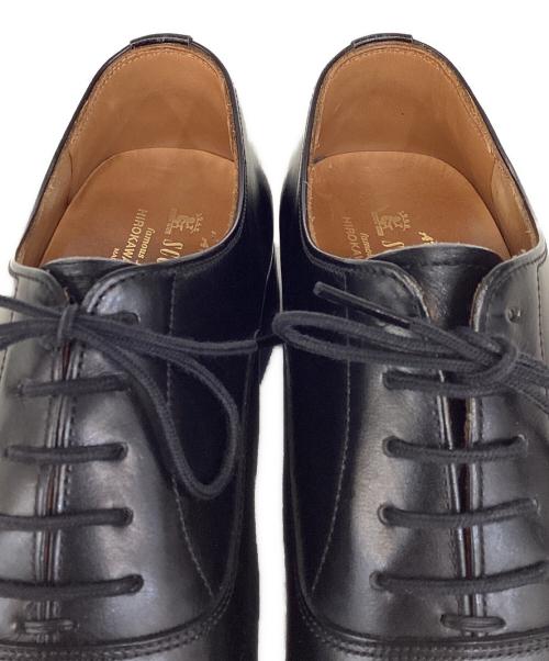 SCOTCH GRAIN（スコッチグレイン）SCOTCH GRAIN (スコッチグレイン) ストレートチップシューズ ブラック サイズ:24cmの古着・服飾アイテム