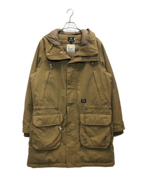 Snow peak（スノーピーク）Snow peak (スノーピーク) タキビ ダウンコート ブラウン サイズ:XLの古着・服飾アイテム