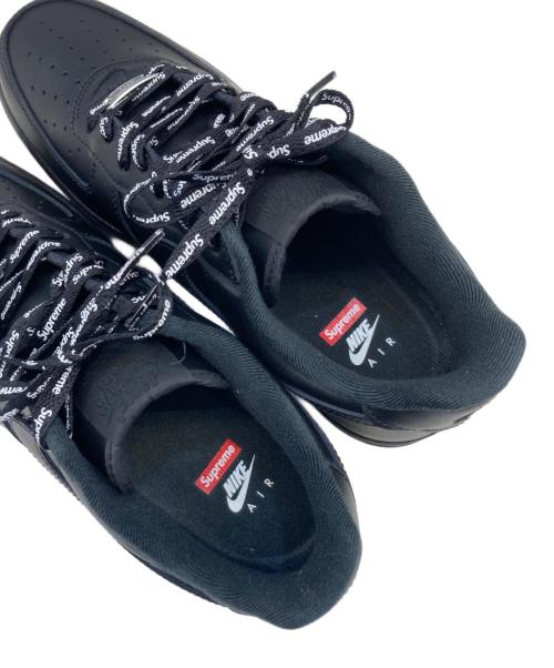 NIKE（ナイキ）NIKE (ナイキ) SUPREME (シュプリーム) AIR FORCE1 LOW ブラック サイズ:US9の古着・服飾アイテム