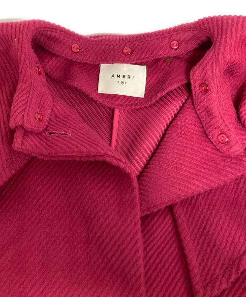 Ameri（アメリ）Ameri (アメリ) 2WAY CAPE PUFF SLEEVE COAT ピンク サイズ:Mの古着・服飾アイテム