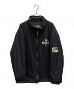 Hysteric Glamourヒステリックグラマー）の古着「DYNAMITE ANGELワッペンスタンドカラージャケット」｜ブラック