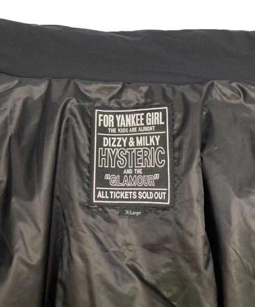 Hysteric Glamour（ヒステリックグラマー）Hysteric Glamour (ヒステリックグラマー) DYNAMITE ANGELワッペンスタンドカラージャケット ブラック サイズ:XLの古着・服飾アイテム