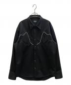 Schottショット）の古着「JERSEY WESTERN SHIRT」｜ブラック