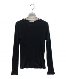 EVERYDAY I LIKE.（エヴリデイ アイ ライク）の古着「テレコ ロングスリーブ プルオーバー」｜ブラック