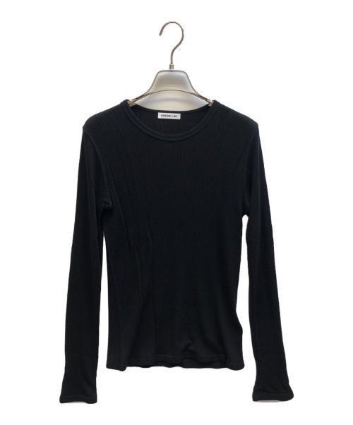 EVERYDAY I LIKE.（エヴリデイ アイ ライク）EVERYDAY I LIKE. (エヴリデイ アイ ライク) テレコ ロングスリーブ プルオーバー ブラック サイズ:-の古着・服飾アイテム