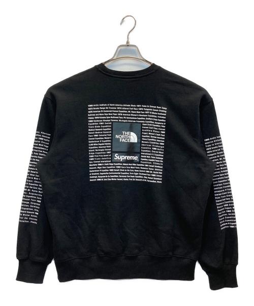 THE NORTH FACE（ザ ノース フェイス）THE NORTH FACE (ザ ノース フェイス) SUPREME (シュプリーム) Crewneck“Black” ブラック サイズ:Mの古着・服飾アイテム