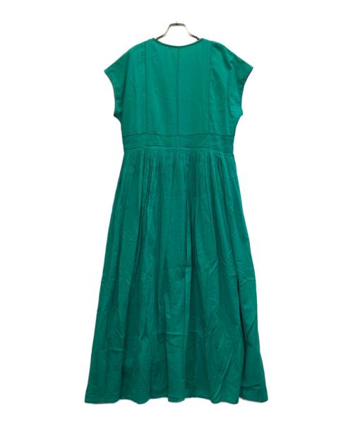 DRESSTERIOR（ドレステリア）DRESSTERIOR (ドレステリア) インド刺繍コットンボイルワンピース グリーン サイズ:38の古着・服飾アイテム