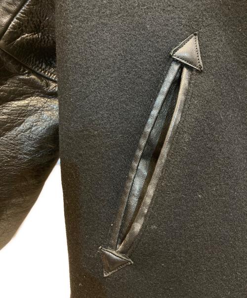 whitesville（ホワイツビル）whitesville (ホワイツビル) BACK BONE (バックボーン) スタジャン ブラック サイズ:40の古着・服飾アイテム