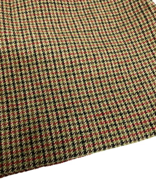 MIU MIU（ミュウミュウ）MIU MIU (ミュウミュウ) チェック柄タイトスカート グリーン サイズ:40の古着・服飾アイテム