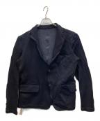 COMME des GARCONS HOMMEコムデギャルソン オム）の古着「製品染めポリ縮絨テーラードジャケット」｜ネイビー