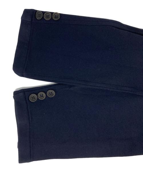 COMME des GARCONS HOMME（コムデギャルソン オム）COMME des GARCONS HOMME (コムデギャルソン オム) 製品染めポリ縮絨テーラードジャケット ネイビー サイズ:Mの古着・服飾アイテム