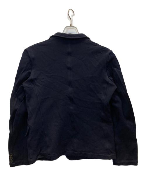 COMME des GARCONS HOMME（コムデギャルソン オム）COMME des GARCONS HOMME (コムデギャルソン オム) 製品染めポリ縮絨テーラードジャケット ネイビー サイズ:Mの古着・服飾アイテム