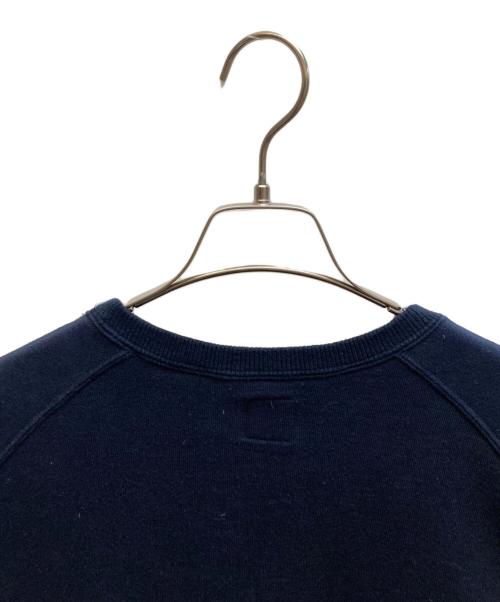 SEESEE（シーシー）SEESEE (シーシー) ロゴプリントドロストラグランスウェット ネイビー サイズ:XLの古着・服飾アイテム