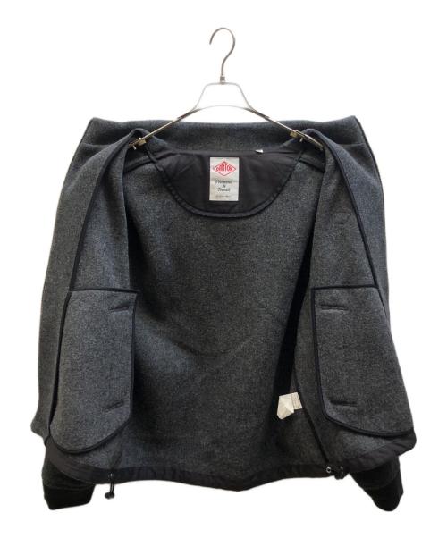 DANTON（ダントン）DANTON (ダントン) スタンドカラー ウールパイル フリースジャケット グレー サイズ:40の古着・服飾アイテム
