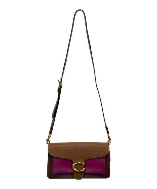 COACH（コーチ）COACH (コーチ) タビーカラーブロックショルダーバッグ ブラウンの古着・服飾アイテム