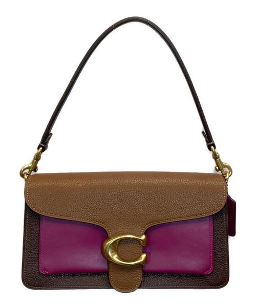 COACH（コーチ）COACH (コーチ) タビーカラーブロックショルダーバッグ ブラウンの古着・服飾アイテム