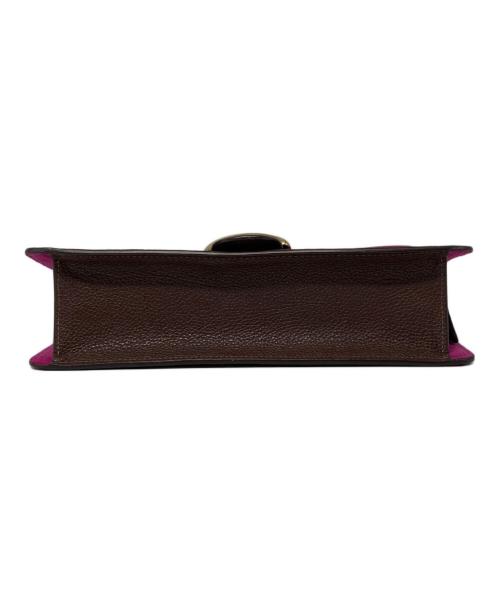 COACH（コーチ）COACH (コーチ) タビーカラーブロックショルダーバッグ ブラウンの古着・服飾アイテム