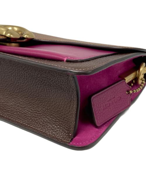 COACH（コーチ）COACH (コーチ) タビーカラーブロックショルダーバッグ ブラウンの古着・服飾アイテム
