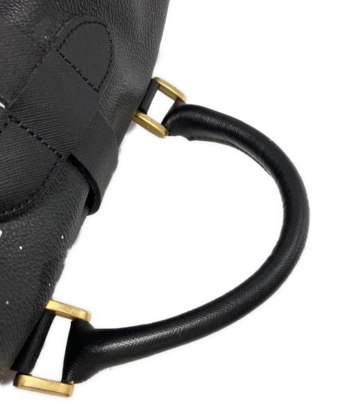 Gentil Bandit（ジャンティバンティ）Gentil Bandit (ジャンティバンティ) ペイント加工レザーバックパック ブラックの古着・服飾アイテム