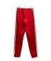 adidas (アディダス) トラックパンツ レッド サイズ:L：4000円
