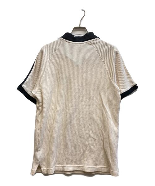 adidas Originals（アディダスオリジナル）adidas Originals (アディダスオリジナル) Adicolor Classics ワッフルポロシャツ ベージュ サイズ:XSの古着・服飾アイテム