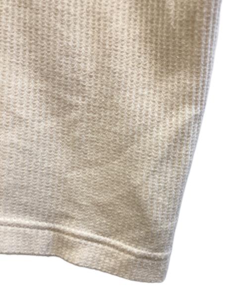 adidas Originals（アディダスオリジナル）adidas Originals (アディダスオリジナル) Adicolor Classics ワッフルポロシャツ ベージュ サイズ:XSの古着・服飾アイテム