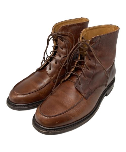 berwick（バーウィック）berwick (バーウィック) レースアップブーツ ブラウン サイズ:7 1/2の古着・服飾アイテム