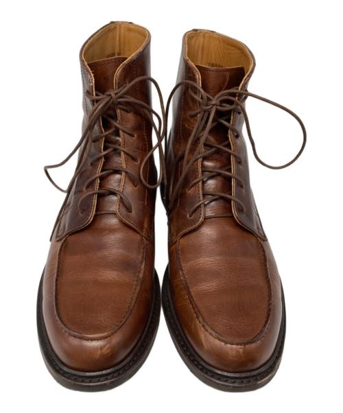 berwick（バーウィック）berwick (バーウィック) レースアップブーツ ブラウン サイズ:7 1/2の古着・服飾アイテム
