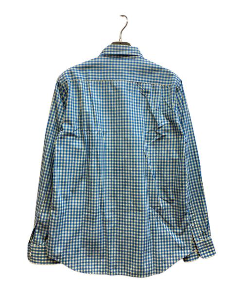 FRED PERRY（フレッドペリー）FRED PERRY (フレッドペリー) ボタンダウンシャツ ブルー×イエロー サイズ:JP Sの古着・服飾アイテム