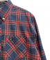 中古・古着 FRED PERRY (フレッドペリー) ボタンダウンシャツ ネイビー×レッド サイズ:38：4000円
