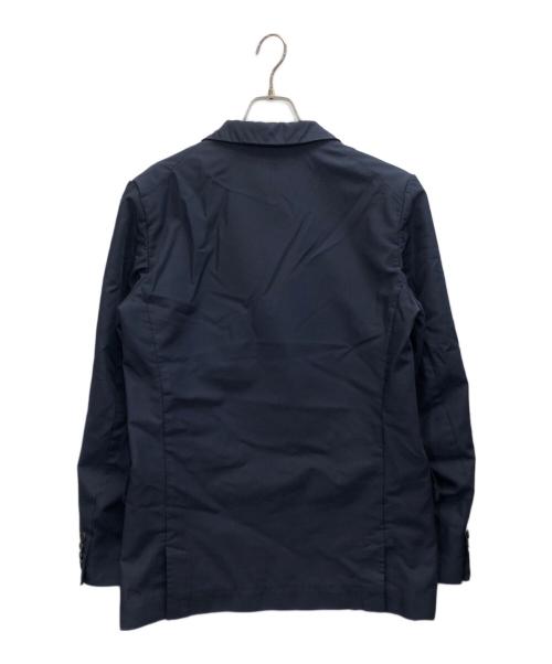 COMME des GARCONS HOMME DEUX（コムデギャルソン オム ドゥ）COMME des GARCONS HOMME DEUX (コムデギャルソン オム ドゥ) 25SS ポリ縮多重ポケットテーラードジャケット ネイビー サイズ:Ⅿの古着・服飾アイテム