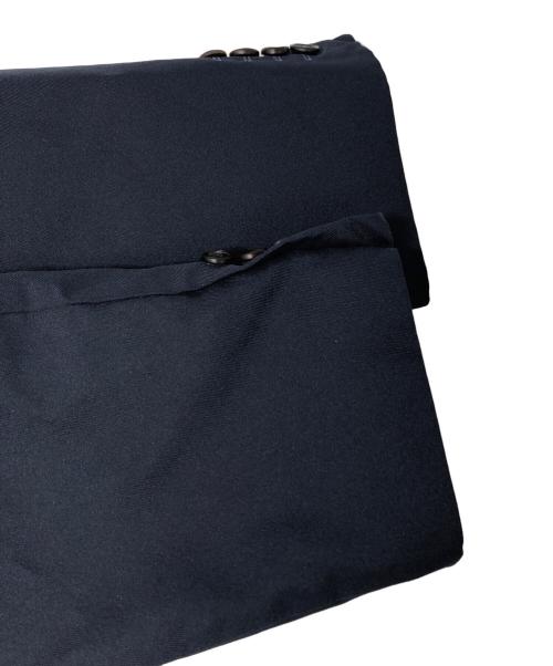 COMME des GARCONS HOMME DEUX（コムデギャルソン オム ドゥ）COMME des GARCONS HOMME DEUX (コムデギャルソン オム ドゥ) 25SS ポリ縮多重ポケットテーラードジャケット ネイビー サイズ:Ⅿの古着・服飾アイテム