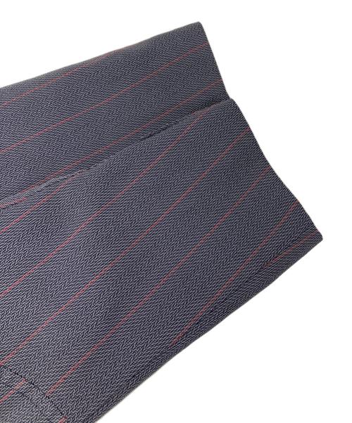 COMME des GARCONS HOMME DEUX（コムデギャルソン オム ドゥ）COMME des GARCONS HOMME DEUX (コムデギャルソン オム ドゥ) 25SS ポリ縮ストライプテーラードジャケット グレー サイズ:Ⅿの古着・服飾アイテム