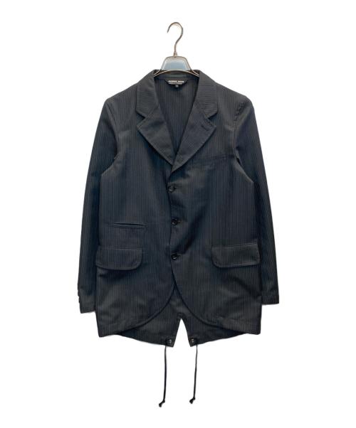 COMME des GARCONS HOMME DEUX（コムデギャルソン オム ドゥ）COMME des GARCONS HOMME DEUX (コムデギャルソン オム ドゥ) 25SS エステルヘリンボンカラーストライプジャケット グレー サイズ:Ⅿの古着・服飾アイテム