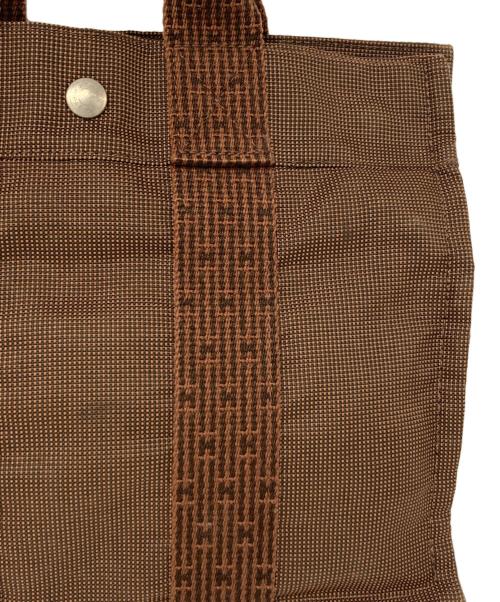 HERMES（エルメス）HERMES (エルメス) エールラインPMハンドバッグ ブラウンの古着・服飾アイテム