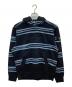 SUPREME（シュプリーム）の古着「Warp Stripe Hooded Sweatshirt」｜ブラック