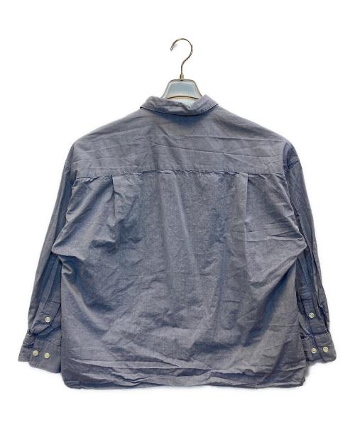 DESCENDANT（ディセンダント）DESCENDANT (ディセンダント) シャンブレーシャツ ブルー サイズ:2の古着・服飾アイテム