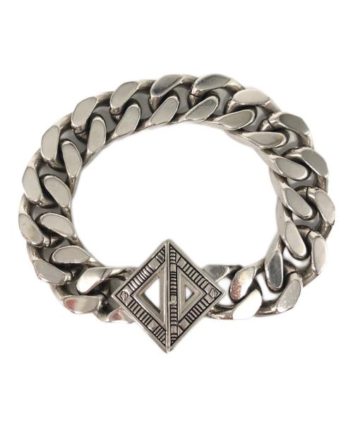 Dior（ディオール）Dior (ディオール) CDダイヤモンドチェーンリンク メタル シルバーの古着・服飾アイテム