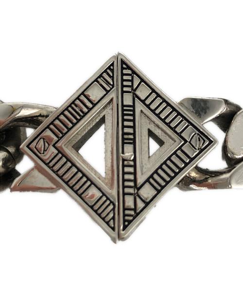 Dior（ディオール）Dior (ディオール) CDダイヤモンドチェーンリンク メタル シルバーの古着・服飾アイテム