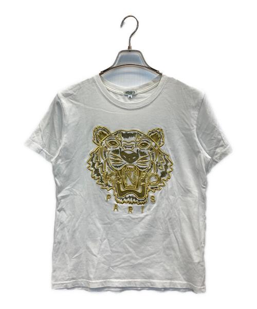 KENZO（ケンゾー）KENZO (ケンゾー) 刺繍Tシャツ ホワイト サイズ:Ⅿの古着・服飾アイテム