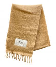 maison kitsune（メゾンキツネ）の古着「BABY ALPACA PLAIN SCARF」｜ベージュ