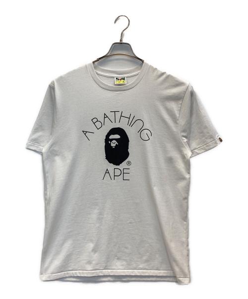 BAPE BY A BATHING APE（ベイプバイアベイシングエイプ）BAPE BY A BATHING APE (ベイプバイアベイシングエイプ) プリントTシャツ ホワイト サイズ:XLの古着・服飾アイテム