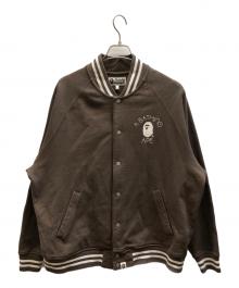 A BATHING APE（ア ベイシング エイプ）の古着「スタジャン」｜ブラウン