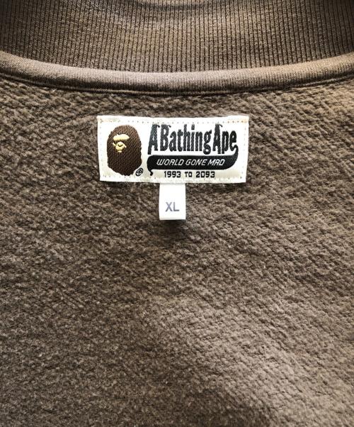 A BATHING APE（ア ベイシング エイプ）A BATHING APE (ア ベイシング エイプ) スタジャン ブラウン サイズ:XLの古着・服飾アイテム