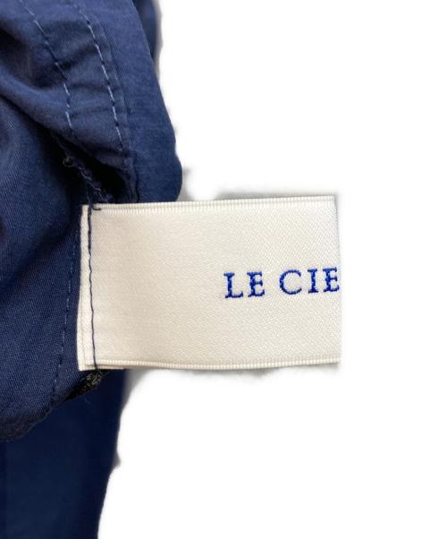 LE CIEL BLEU（ルシェルブルー）LE CIEL BLEU (ルシェルブルー) ラウンドフォームドレス ネイビー サイズ:36の古着・服飾アイテム
