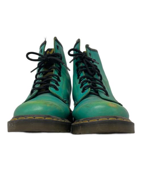 Dr.Martens（ドクターマーチン）Dr.Martens (ドクターマーチン) 8ホールブーツ グリーン サイズ:UK6の古着・服飾アイテム