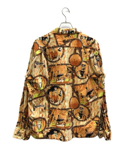 Sun Surf（サンサーフ）Sun Surf (サンサーフ) SHAG (シャグ) LONG SLEEVE OP COTTON CORDUROY イエロー サイズ:Lの古着・服飾アイテム