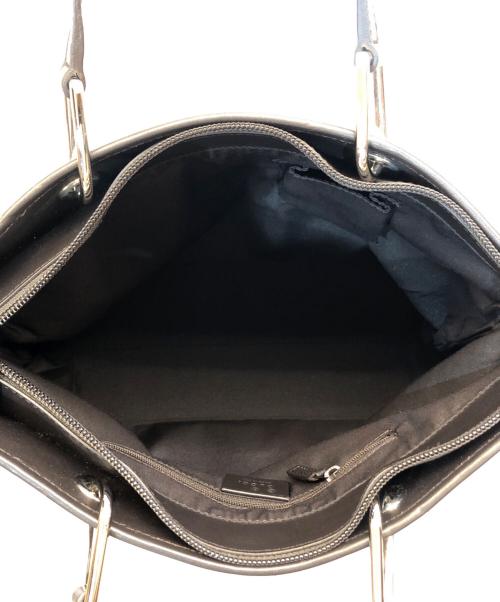 GUCCI（グッチ）GUCCI (グッチ) GGキャンバストートバッグ ブラウンの古着・服飾アイテム